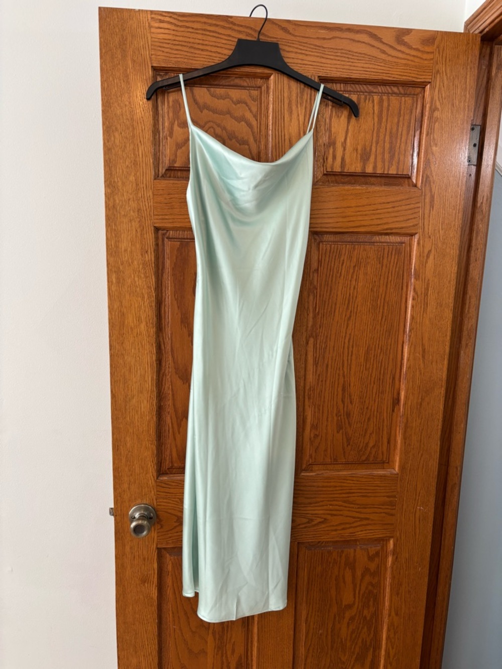 Petal & Pup Satin Dress in Mint